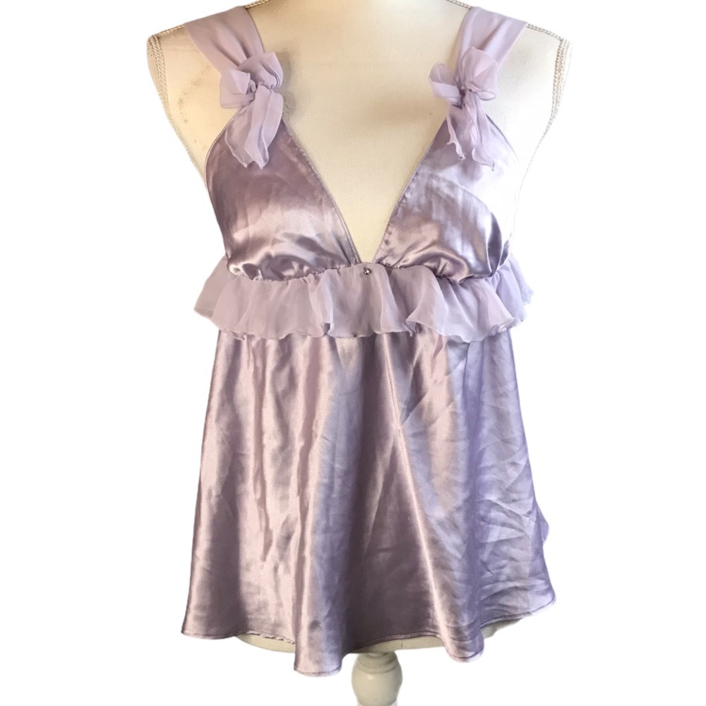 Victoria’s Secret Lavender Baby Doll Lingerie Top